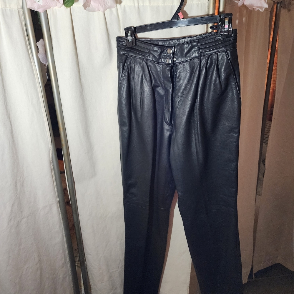 Leather pants